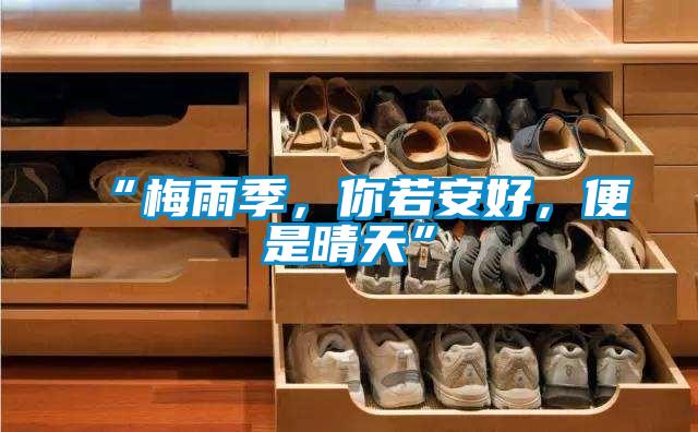 “梅雨季，你若安好，便是晴天”