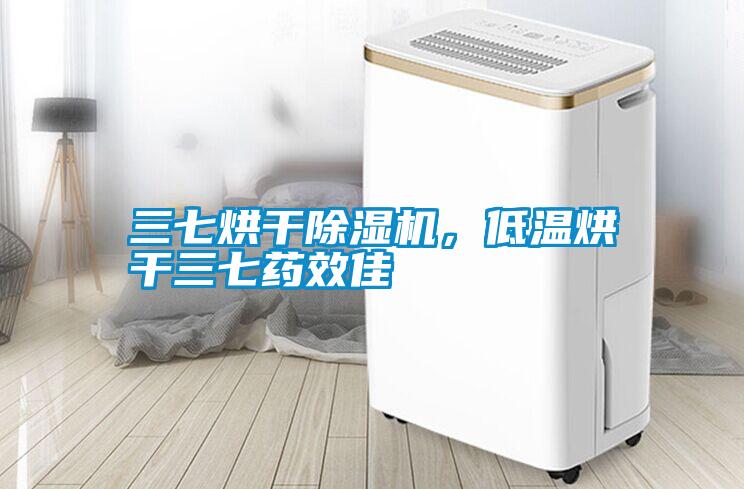 三七烘干除濕機，低溫烘干三七藥效佳