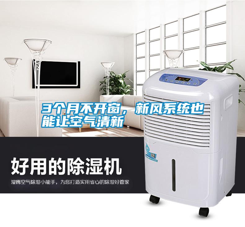 3個月不開窗，新風系統(tǒng)也能讓空氣清新