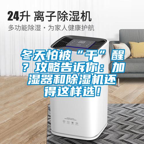 冬天怕被“干”醒？攻略告訴你：加濕器和除濕機(jī)還得這樣選！