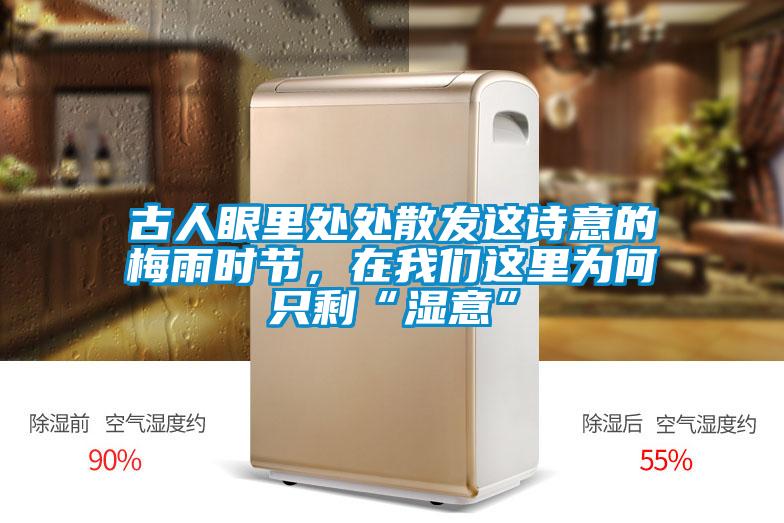 古人眼里處處散發(fā)這詩意的梅雨時節(jié)，在我們這里為何只?！皾褚狻?></div>
								<div   id=