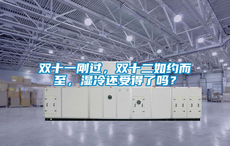 雙十一剛過，雙十二如約而至，濕冷還受得了嗎？