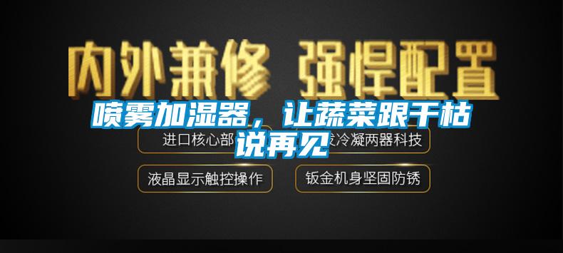 噴霧加濕器，讓蔬菜跟干枯說(shuō)再見(jiàn)