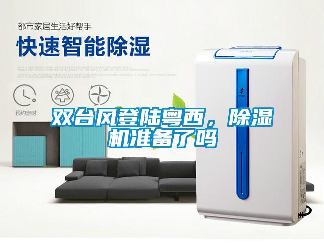 雙臺(tái)風(fēng)登陸粵西，除濕機(jī)準(zhǔn)備了嗎