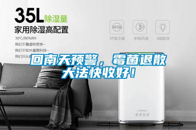 回南天預(yù)警，霉菌退散大法快收好！