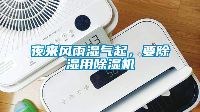 夜來風(fēng)雨濕氣起，要除濕用除濕機