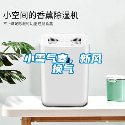 小雪氣寒，新風(fēng)換氣