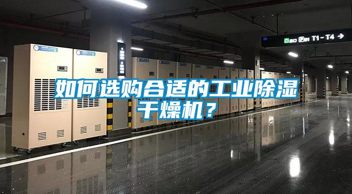 如何選購合適的工業(yè)除濕干燥機(jī)？