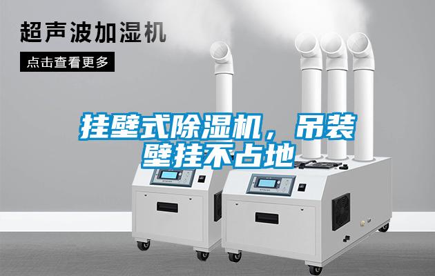 掛壁式除濕機，吊裝壁掛不占地