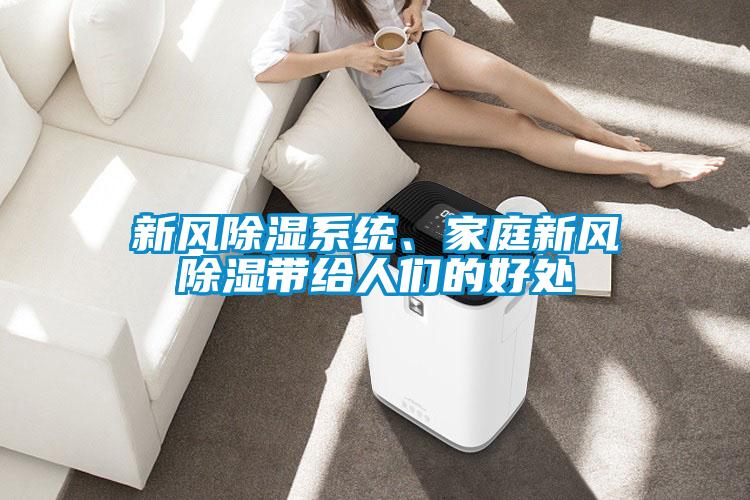新風除濕系統(tǒng)、家庭新風除濕帶給人們的好處