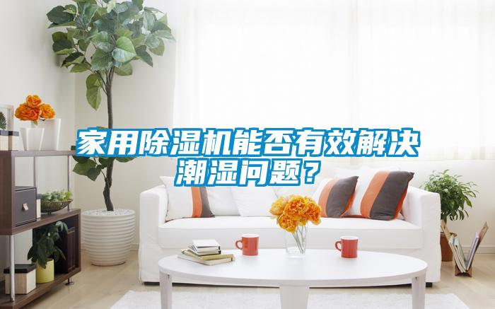 家用除濕機能否有效解決潮濕問題？