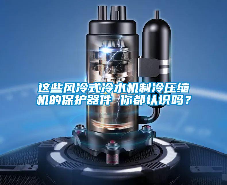 這些風(fēng)冷式冷水機制冷壓縮機的保護器件 你都認(rèn)識嗎？