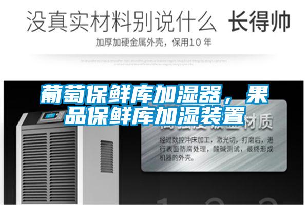 葡萄保鮮庫加濕器，果品保鮮庫加濕裝置