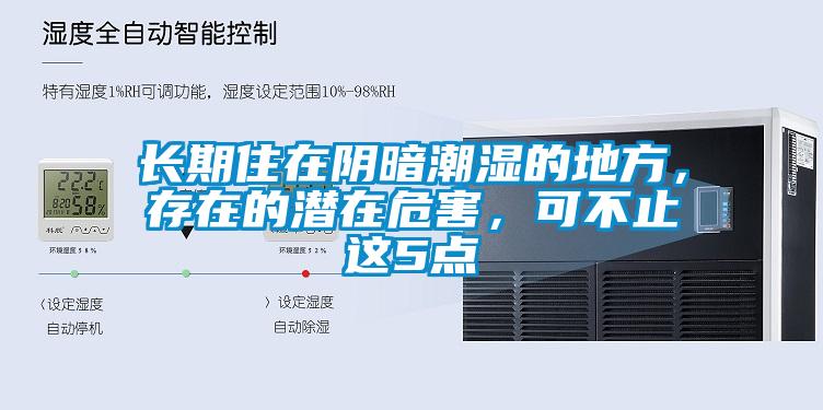 長期住在陰暗潮濕的地方，存在的潛在危害，可不止這5點