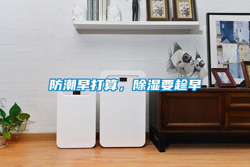 防潮早打算，除濕要趁早