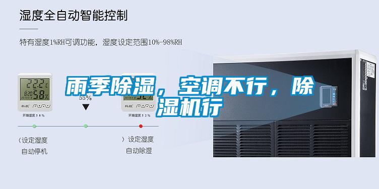 雨季除濕，空調(diào)不行，除濕機(jī)行