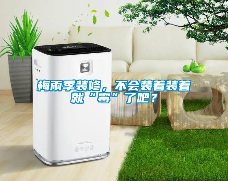 梅雨季裝修，不會(huì)裝著裝著就“霉”了吧？