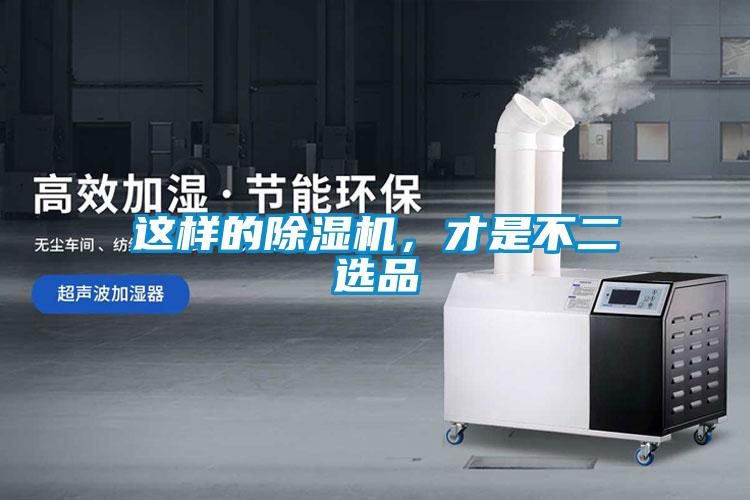 這樣的除濕機，才是不二選品