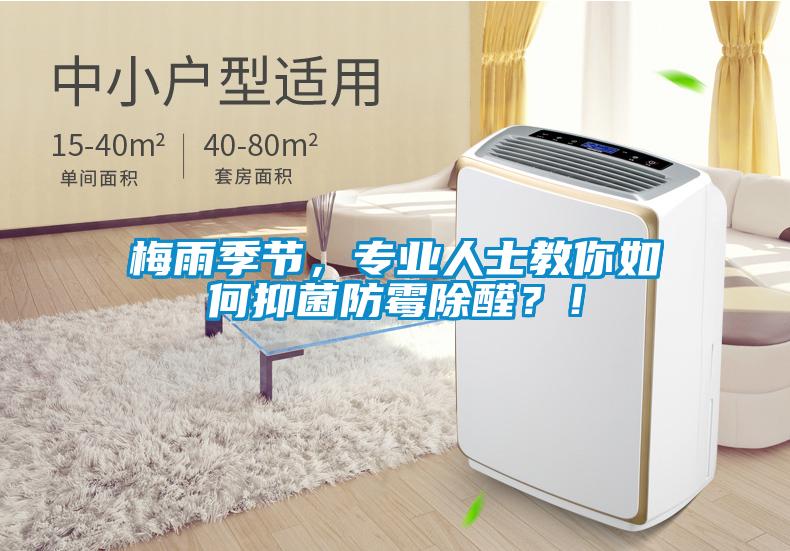 梅雨季節(jié)，專業(yè)人士教你如何抑菌防霉除醛？！