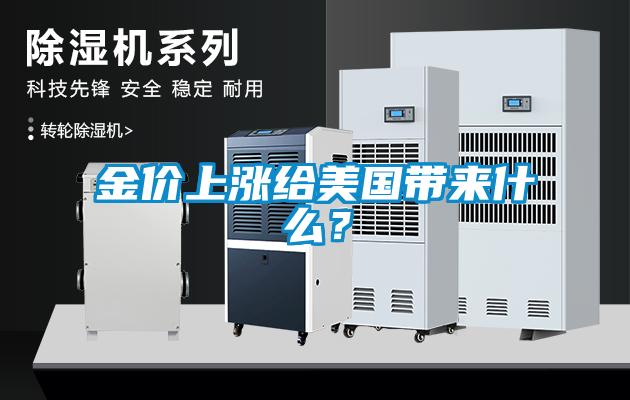 金價上漲給美國帶來什么？