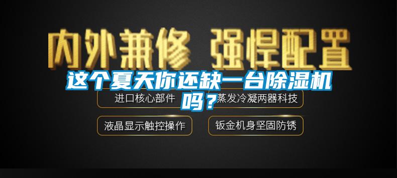 這個(gè)夏天你還缺一臺(tái)除濕機(jī)嗎？