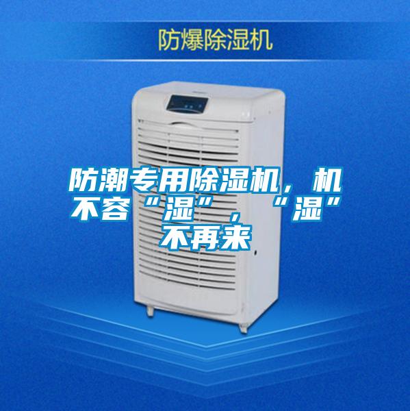 防潮專用除濕機(jī)，機(jī)不容“濕”，“濕”不再來