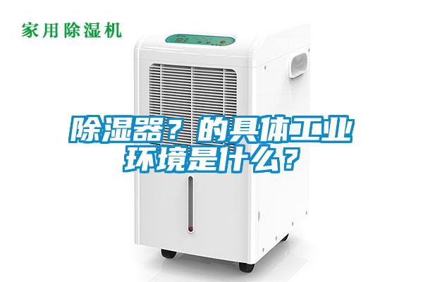 除濕器？的具體工業(yè)環(huán)境是什么？