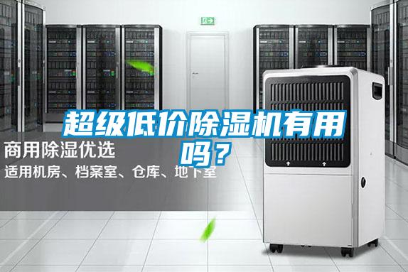 超級低價除濕機有用嗎？