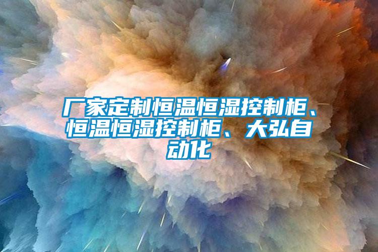 廠家定制恒溫恒濕控制柜、恒溫恒濕控制柜、大弘自動化