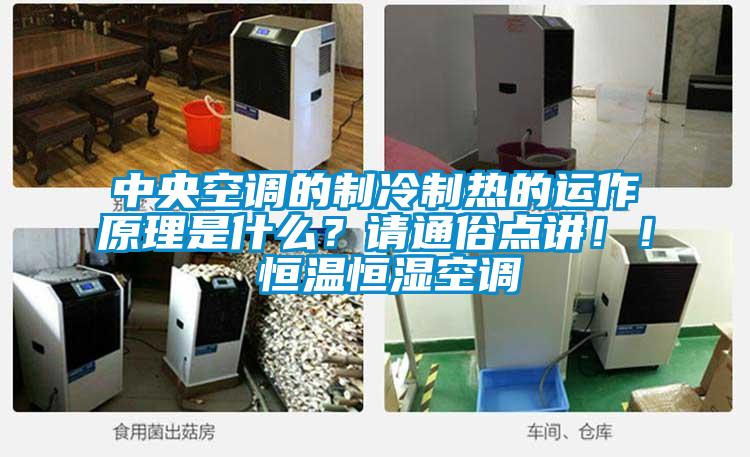 中央空調(diào)的制冷制熱的運(yùn)作原理是什么？請(qǐng)通俗點(diǎn)講！！ 恒溫恒濕空調(diào)