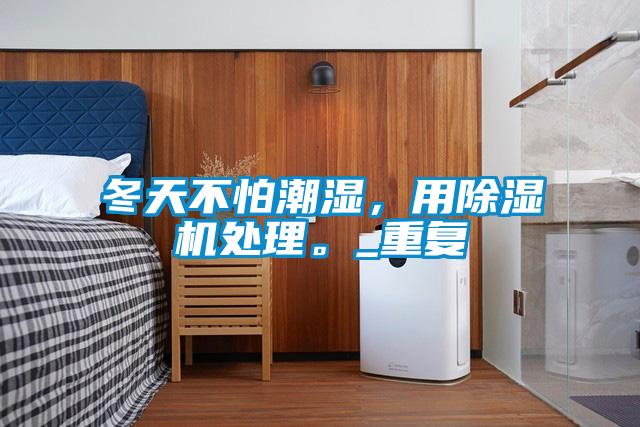冬天不怕潮濕，用除濕機處理。_重復