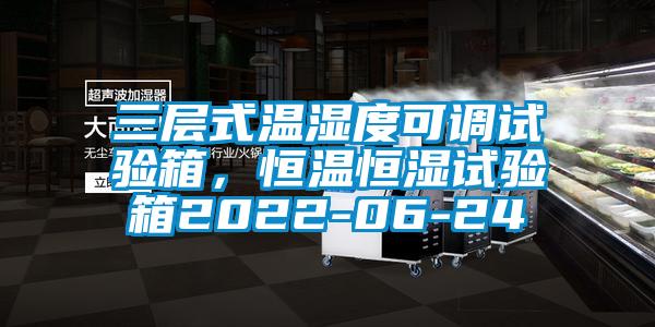三層式溫濕度可調試驗箱，恒溫恒濕試驗箱2022-06-24