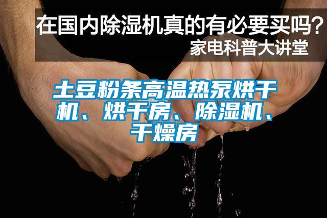 土豆粉條高溫?zé)岜煤娓蓹C(jī)、烘干房、除濕機(jī)、干燥房