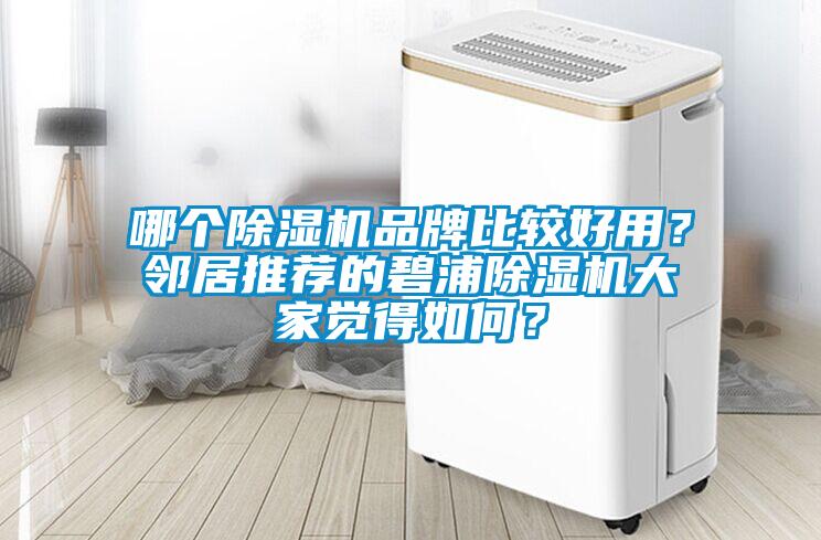 哪個除濕機品牌比較好用？鄰居推薦的碧浦除濕機大家覺得如何？