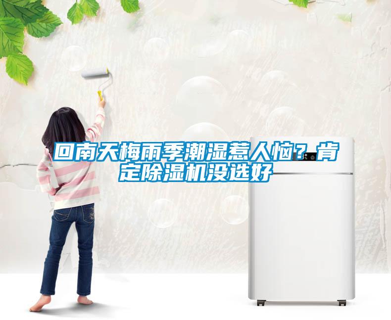 回南天梅雨季潮濕惹人惱？肯定除濕機(jī)沒選好
