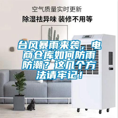 臺風(fēng)暴雨來襲，電商倉庫如何防雨防潮？這幾個(gè)方法請牢記！