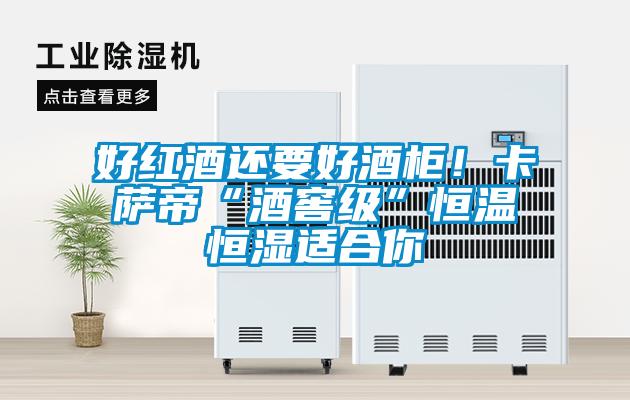 好紅酒還要好酒柜！卡薩帝“酒窖級(jí)”恒溫恒濕適合你