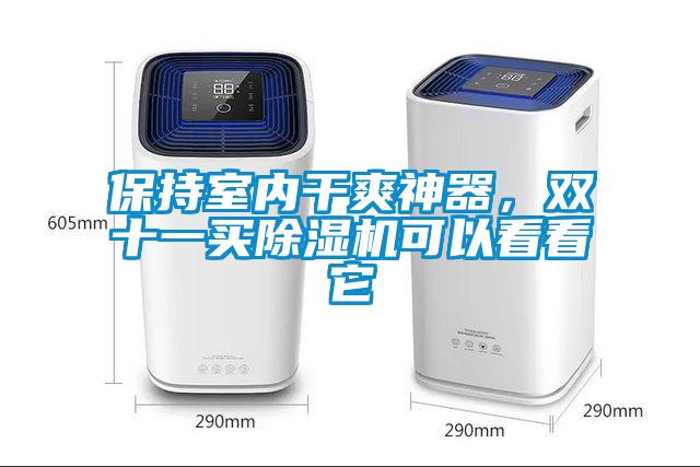 保持室內(nèi)干爽神器，雙十一買除濕機(jī)可以看看它