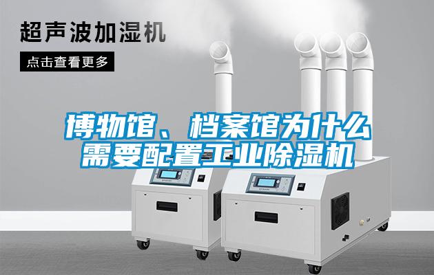 博物館、檔案館為什么需要配置工業(yè)除濕機