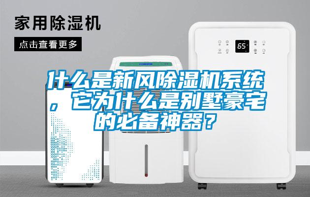 什么是新風(fēng)除濕機(jī)系統(tǒng)，它為什么是別墅豪宅的必備神器？