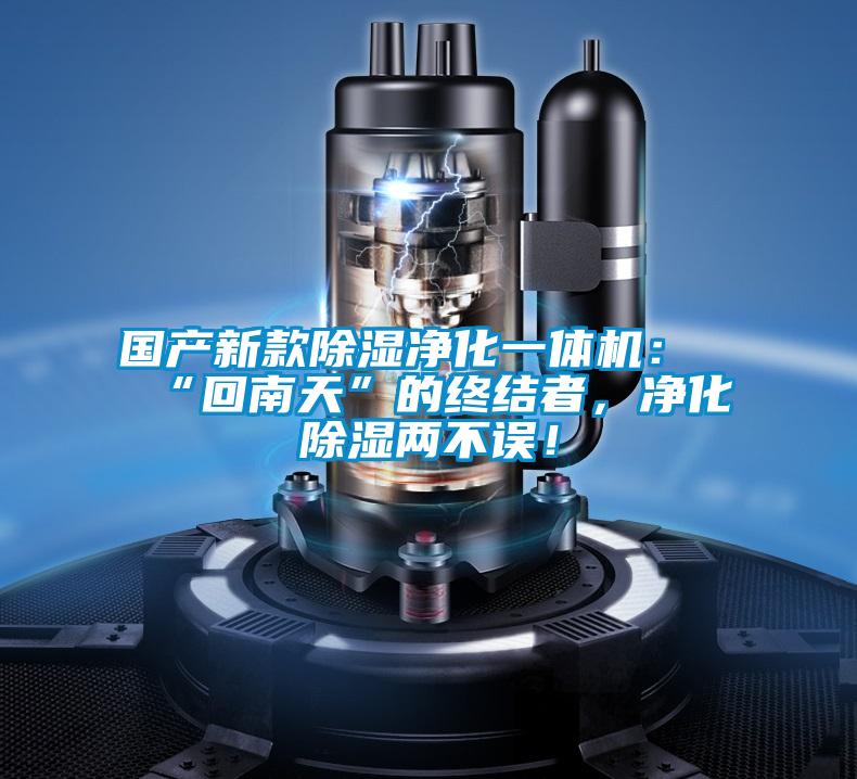 國(guó)產(chǎn)新款除濕凈化一體機(jī)：“回南天”的終結(jié)者，凈化除濕兩不誤！