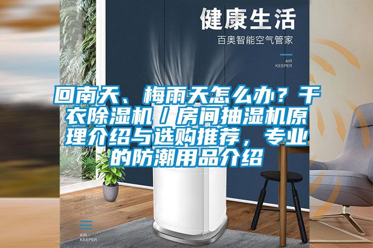 回南天、梅雨天怎么辦？干衣除濕機／房間抽濕機原理介紹與選購?fù)扑]，專業(yè)的防潮用品介紹