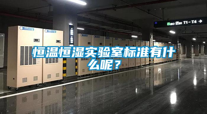 恒溫恒濕實(shí)驗(yàn)室標(biāo)準(zhǔn)有什么呢？