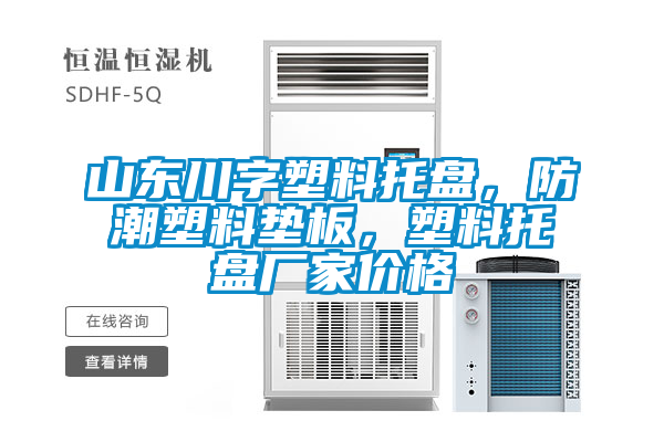 山東川字塑料托盤，防潮塑料墊板，塑料托盤廠家價格