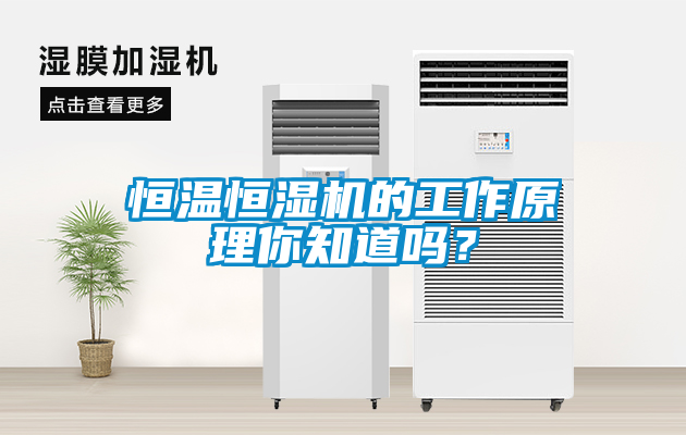 恒溫恒濕機(jī)的工作原理你知道嗎？