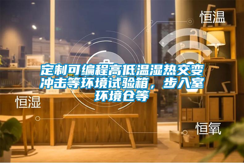 定制可編程高低溫濕熱交變沖擊等環(huán)境試驗箱，步入室環(huán)境倉等