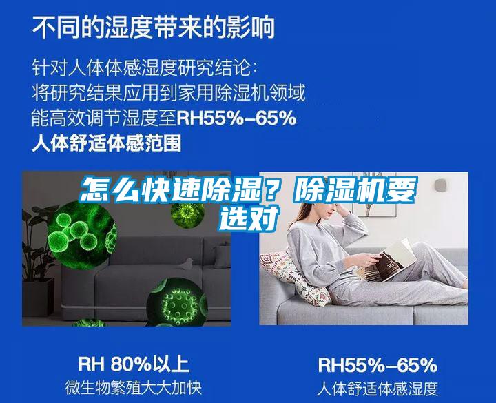 怎么快速除濕？除濕機(jī)要選對(duì)