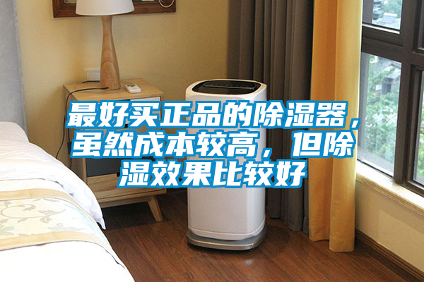 最好買正品的除濕器，雖然成本較高，但除濕效果比較好