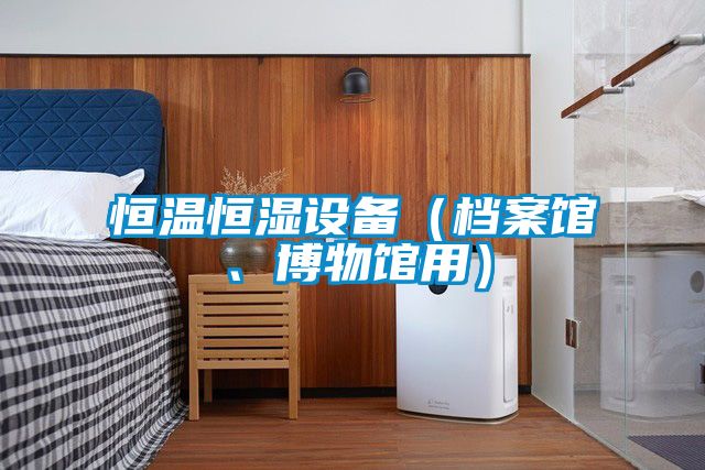 恒溫恒濕設(shè)備（檔案館、博物館用）