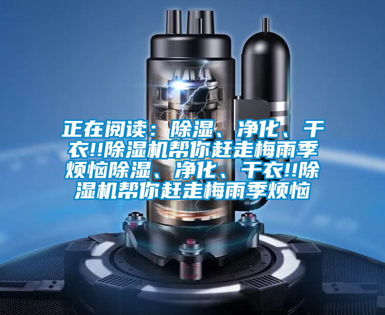 正在閱讀：除濕、凈化、干衣!!除濕機幫你趕走梅雨季煩惱除濕、凈化、干衣!!除濕機幫你趕走梅雨季煩惱